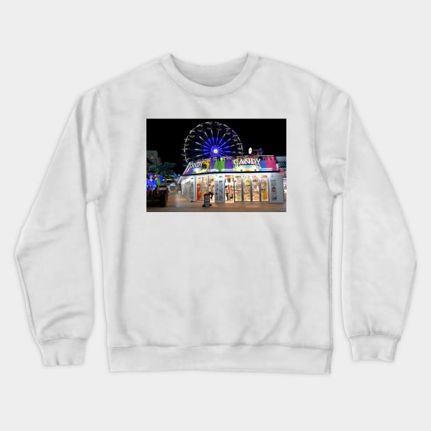 Candy Factory - Ocean City NJ Crewneck Sweatshirt by JimDeFazioPhotography